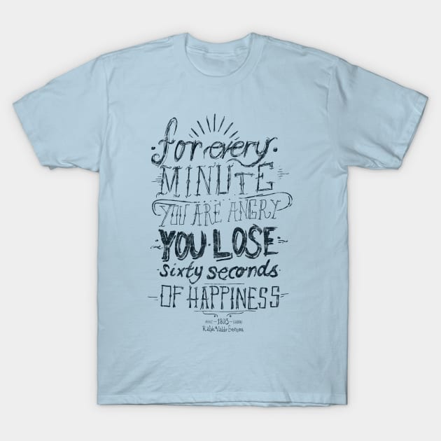 Happiness T-Shirt by mikekoubou